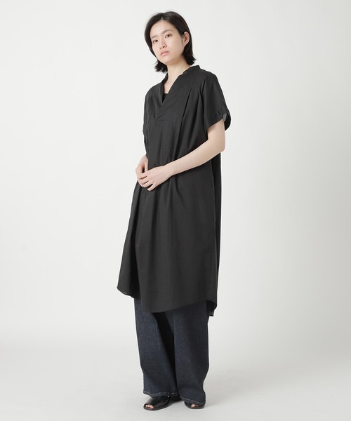 ZUCCa（ズッカ）の「TRIANGLE EMBROIDERY / ワンピース（ワンピース・レディース・ブラック・M size）」の3枚目の写真