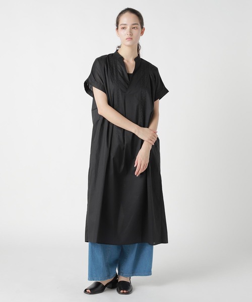 ZUCCa（ズッカ）の「TRIANGLE EMBROIDERY / ワンピース / P（ワンピース・レディース・ブラック/ホワイト・M size）」の3枚目の写真