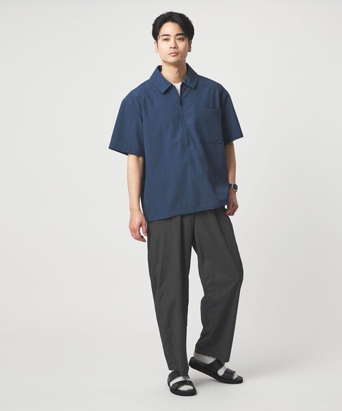 green label relaxing（グリーンレーベルリラクシング）の「ナイロン ツイル バレル ユーティリティ パンツ W4 -ストレッチ・接触冷感-（その他パンツ・メンズ・ダークグレー/ダークブラウン/ブラック・S/M/L/XL）」の11枚目の写真