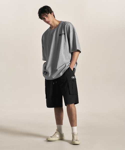 BORN TO WIN（ボーントゥウィン）の「SYMBOL LOGO NYLON CARGO BERMUDA PANTS [BLACK]（その他パンツ・メンズ・その他・1/2/3）」の3枚目の写真