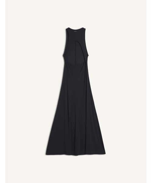Maison Kitsune(メゾンキツネ)の「SOFT FINE RIB RACER BACK DRESS(ワンピース・レディース・ブラック・S/M/XS/L)」の2枚目の写真