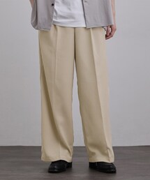 tk.TAKEO KIKUCHI（ティーケータケオキクチ）の「テッククレープワイドストレートパンツ（その他パンツ）」