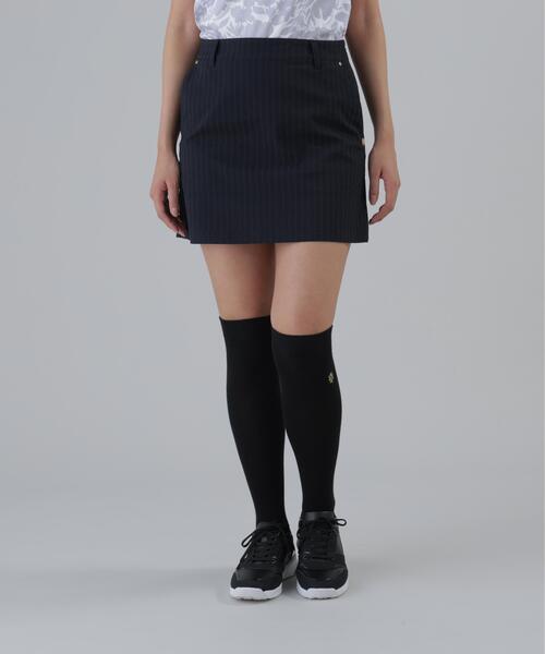 St ANDREWS(セントアンドリュース)の「【St ANDREWS】【ストレッチ】ドビーストライプスカート (WOMENS)(スカート・レディース・ブラック/グリーン/ホワイト・L/SS/M/S)」の2枚目の写真