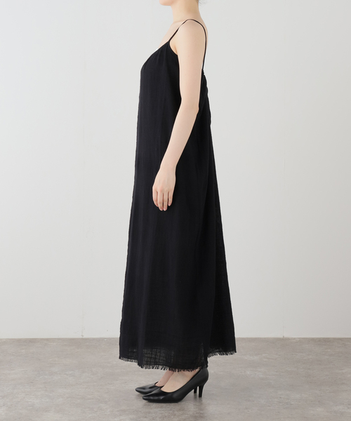 Deuxieme Classe（ドゥーズィエムクラス）の「【MAISON SAINT JULIEN/メゾン・サン・ジュリアン】PALM BEACH dress（ワンピース・レディース・カーキ/ブラック・FREE）」の14枚目の写真