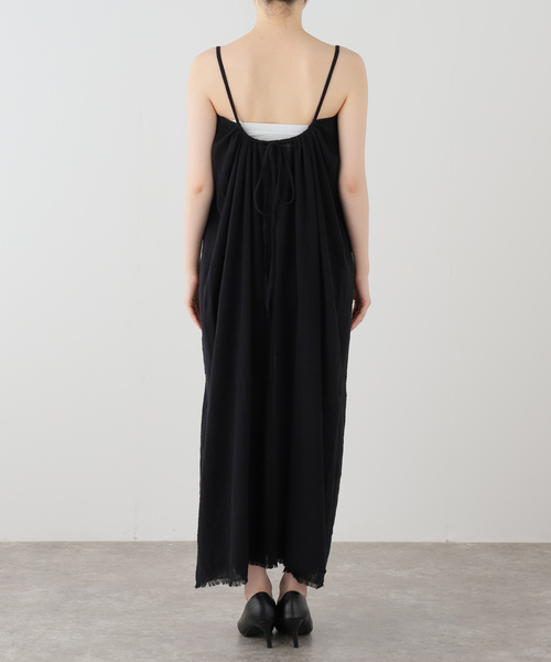Deuxieme Classe（ドゥーズィエムクラス）の「【MAISON SAINT JULIEN/メゾン・サン・ジュリアン】PALM BEACH dress（ワンピース・レディース・カーキ/ブラック・FREE）」の15枚目の写真