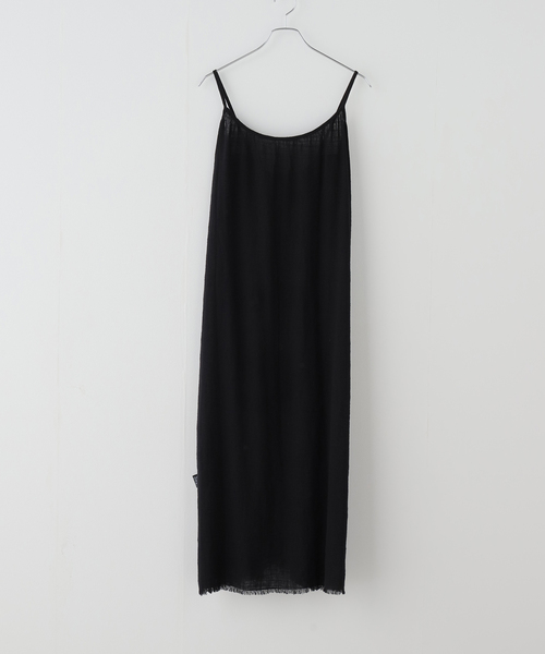 Deuxieme Classe（ドゥーズィエムクラス）の「【MAISON SAINT JULIEN/メゾン・サン・ジュリアン】PALM BEACH dress（ワンピース・レディース・カーキ/ブラック・FREE）」の18枚目の写真