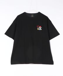 【Leyline】Beer break tee / ビール好きグランマ 刺繍 ビッグシルエットT