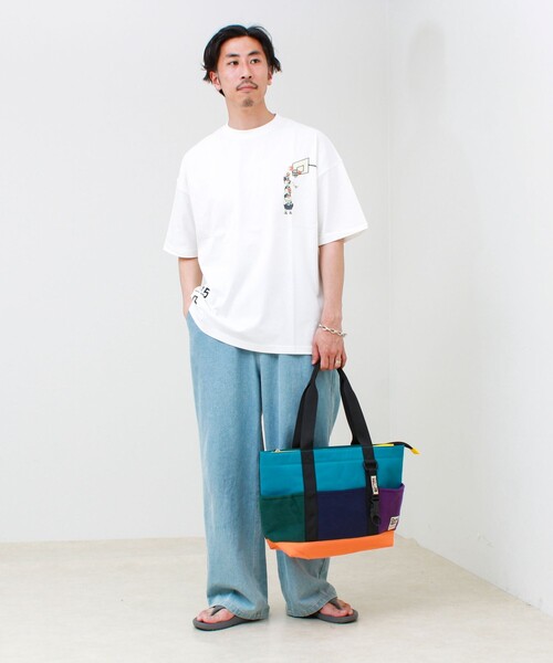 FREDY MAC(フレディーマック)の「【Duckster/ダックスター】切替トートバッグ(トートバッグ・メンズ・ブラック/グレー系その他2・FREE)」の6枚目の写真