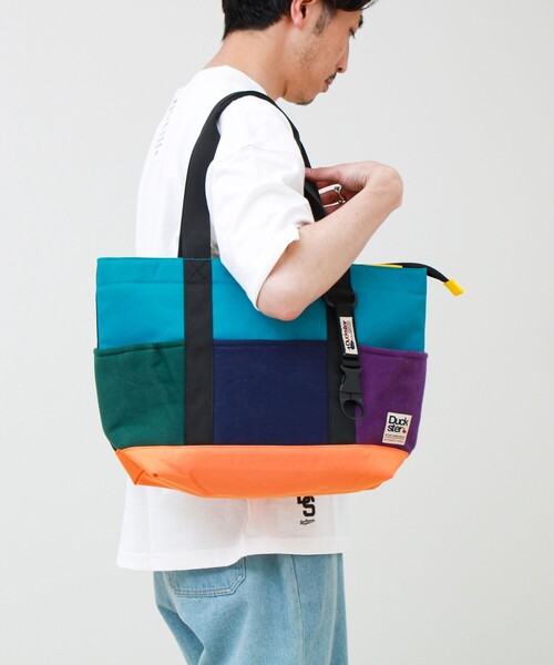 FREDY MAC(フレディーマック)の「【Duckster/ダックスター】切替トートバッグ(トートバッグ・メンズ・ブラック/グレー系その他2・FREE)」の7枚目の写真
