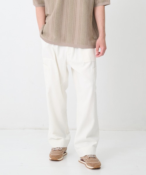 THE PERMANENT EYE(ザパーマネントアイ)の「【nanamica / ナナミカ】Silk Nep Cotton Twill Deck Pants(その他パンツ・メンズ・オフホワイト・36inch/34inch/32inch/30inch)」の1枚目の写真