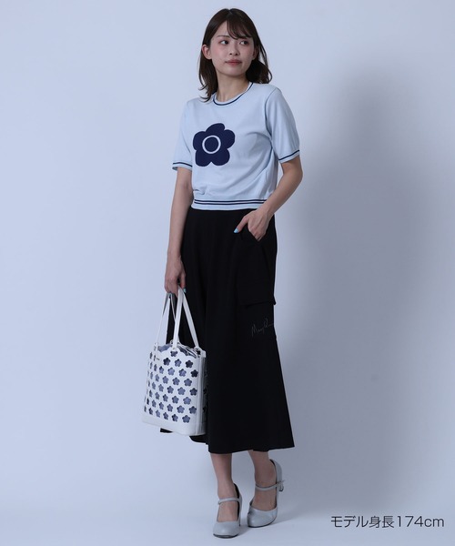 MARY QUANT(マリークワント)の「カットジョーゼット スカート(スカート・レディース・ベージュ/ブラック・M)」の11枚目の写真