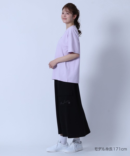 MARY QUANT(マリークワント)の「カットジョーゼット スカート(スカート・レディース・ベージュ/ブラック・M)」の13枚目の写真