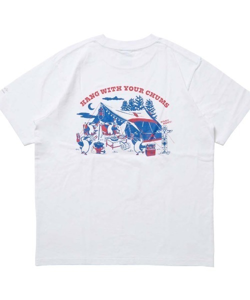 CHUMS（チャムス）の「【別注】チャムス CHUMS ●Boobys SOTOASOBI Camp T-Shirt 限定コラボ（Tシャツ/カットソー・メンズ・ホワイト/サンドグレー/ブラック・LL/L/M/S）」の2枚目の写真