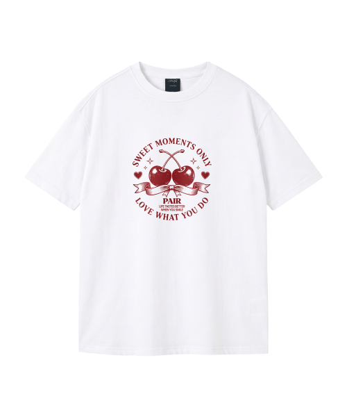 WILDROCK(ワイルドロック)の「チェリーペア ピグメントオーバーサイズ半袖Tシャツ(クロップ含む)(Tシャツ/カットソー・レディース・ブルー/カーキ/ブラック/ライトグレー/ホワイト/チャコール/ベビーピンク/ライトパープル・FREE/X-SMALL/SMALL/MEDIUM/LARGE)」の9枚目の写真