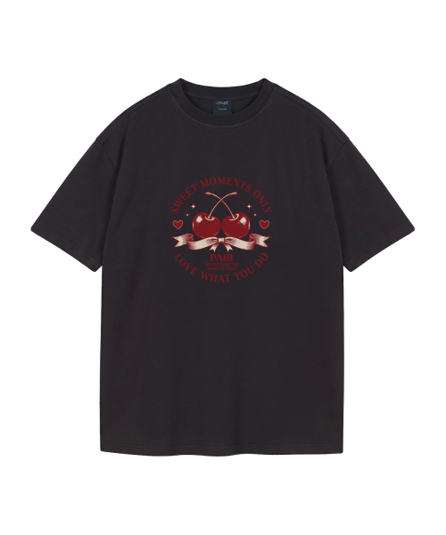 WILDROCK(ワイルドロック)の「チェリーペア ピグメントオーバーサイズ半袖Tシャツ(クロップ含む)(Tシャツ/カットソー・レディース・ブルー/カーキ/ブラック/ライトグレー/ホワイト/チャコール/ベビーピンク/ライトパープル・FREE/X-SMALL/SMALL/MEDIUM/LARGE)」の10枚目の写真
