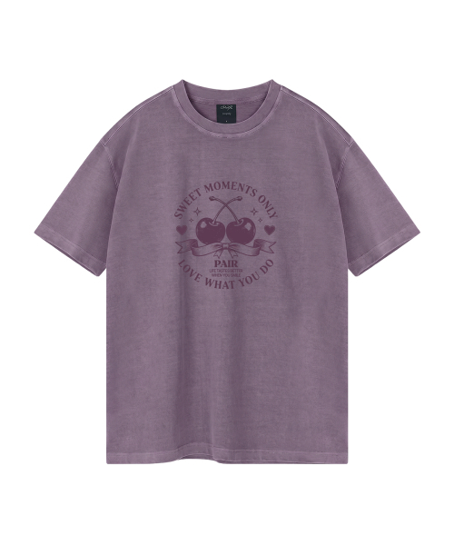 WILDROCK(ワイルドロック)の「チェリーペア ピグメントオーバーサイズ半袖Tシャツ(クロップ含む)(Tシャツ/カットソー・レディース・ブルー/カーキ/ブラック/ライトグレー/ホワイト/チャコール/ベビーピンク/ライトパープル・FREE/X-SMALL/SMALL/MEDIUM/LARGE)」の12枚目の写真