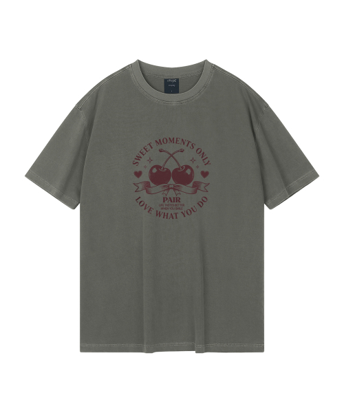 WILDROCK(ワイルドロック)の「チェリーペア ピグメントオーバーサイズ半袖Tシャツ(クロップ含む)(Tシャツ/カットソー・レディース・ブルー/カーキ/ブラック/ライトグレー/ホワイト/チャコール/ベビーピンク/ライトパープル・FREE/X-SMALL/SMALL/MEDIUM/LARGE)」の14枚目の写真