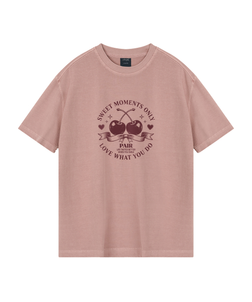 WILDROCK(ワイルドロック)の「チェリーペア ピグメントオーバーサイズ半袖Tシャツ(クロップ含む)(Tシャツ/カットソー・レディース・ブルー/カーキ/ブラック/ライトグレー/ホワイト/チャコール/ベビーピンク/ライトパープル・FREE/X-SMALL/SMALL/MEDIUM/LARGE)」の15枚目の写真