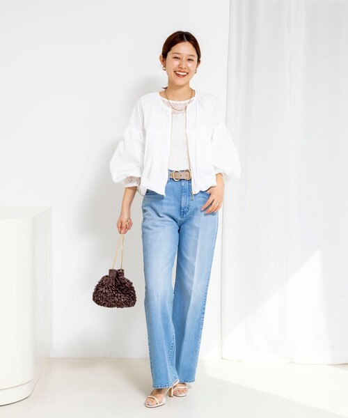 Rie Miller(リエミラー)の「【追加】《5サイズ展開》【RM denim】センタープレスデニム(デニムパンツ・レディース・ブルー系その他7・XXS/L/M/S/XS)」の12枚目の写真