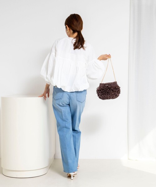 Rie Miller(リエミラー)の「【追加】《5サイズ展開》【RM denim】センタープレスデニム(デニムパンツ・レディース・ブルー系その他7・XXS/L/M/S/XS)」の14枚目の写真