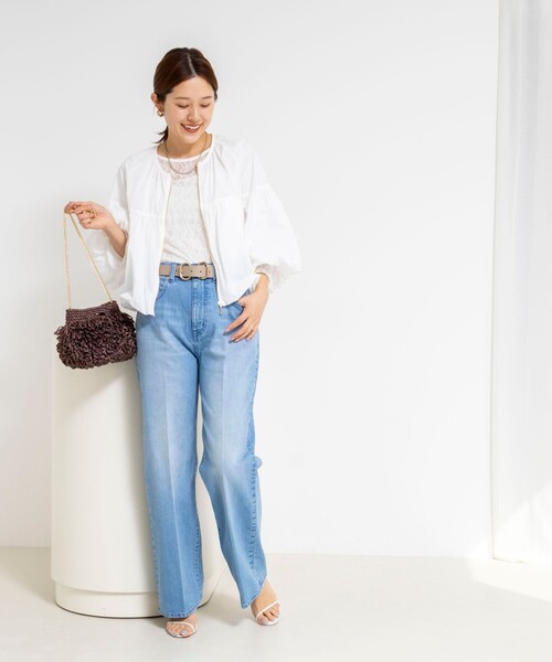 Rie Miller(リエミラー)の「【追加】《5サイズ展開》【RM denim】センタープレスデニム(デニムパンツ・レディース・ブルー系その他7・XXS/L/M/S/XS)」の15枚目の写真