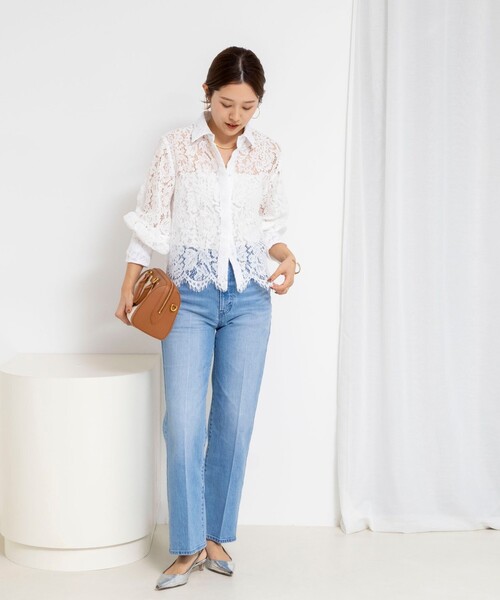 Rie Miller(リエミラー)の「【追加】《5サイズ展開》【RM denim】センタープレスデニム(デニムパンツ・レディース・ブルー系その他7・XXS/L/M/S/XS)」の20枚目の写真