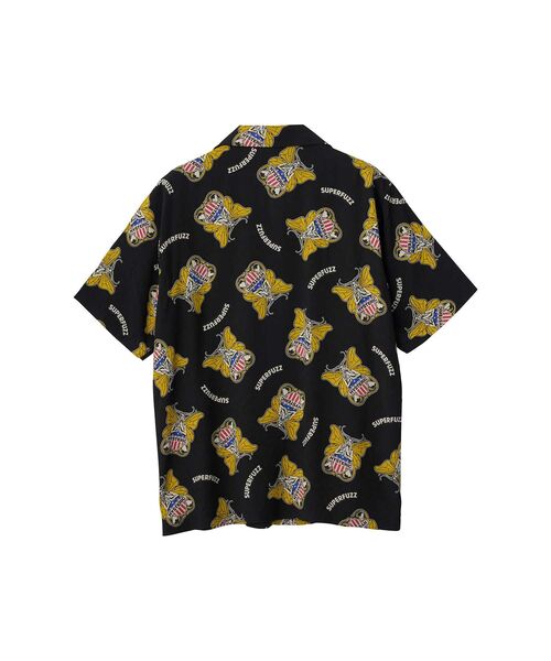HYSTERIC GLAMOUR（ヒステリックグラマー）の「LEVITATED GIRL柄 オープンカラーシャツ（シャツ/ブラウス・メンズ・ブラック系その他/ブルー系その他/ピンク系その他・MEDIUM/X-LARGE/SMALL/LARGE）」の8枚目の写真