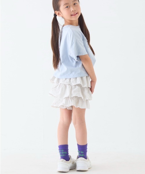 tutuanna（チュチュアンナ）の「【3足組】[キッズ]綿混蛍光バックロゴアメリブハイソックス（ソックス/靴下・キッズ・その他1/その他/その他2・S/L/M）」の4枚目の写真