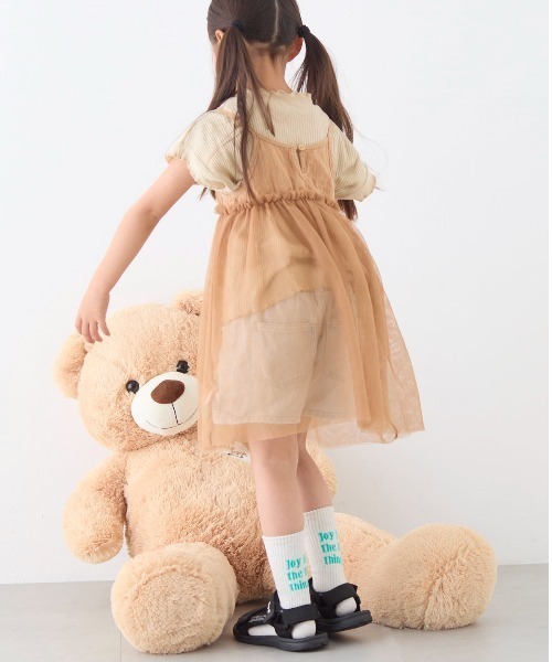 tutuanna（チュチュアンナ）の「【3足組】[キッズ]綿混蛍光バックロゴアメリブハイソックス（ソックス/靴下・キッズ・その他1/その他/その他2・S/L/M）」の5枚目の写真