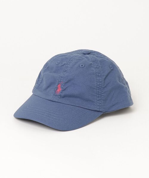 POLO RALPH LAUREN CHILDRENSWEAR(ポロ ラルフ ローレン チルドレンズウェア)の「コットン オックスフォード ボール キャップ(キャップ・キッズ・ネイビー系1・S/M)」の3枚目の写真