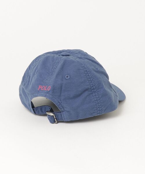 POLO RALPH LAUREN CHILDRENSWEAR(ポロ ラルフ ローレン チルドレンズウェア)の「コットン オックスフォード ボール キャップ(キャップ・キッズ・ネイビー系1・S/M)」の4枚目の写真