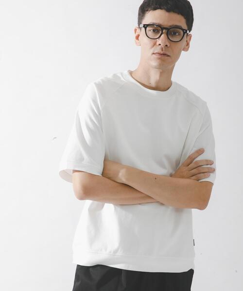 URBAN RESEARCH Sonny Label(アーバンリサーチサニーレーベル)の「『接触冷感』『速乾』ハイスペラグランショートスリーブTシャツ(Tシャツ/カットソー・メンズ・オフホワイト/チャコールグレー/ブラック/グリーン系その他・MEDIUM/LARGE)」の2枚目の写真