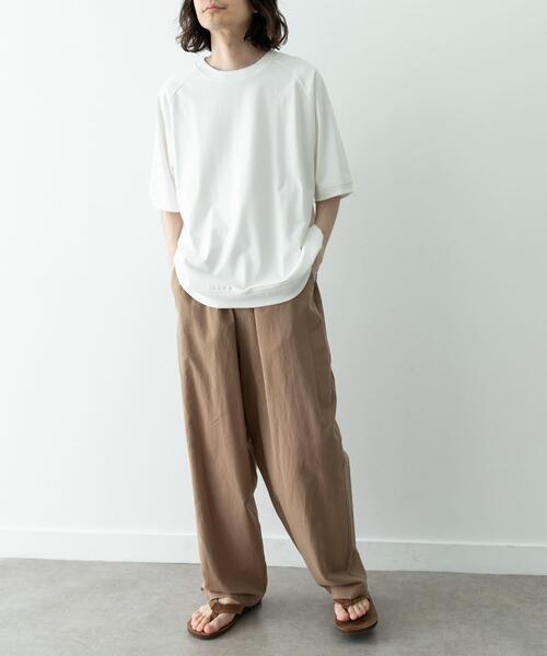 URBAN RESEARCH Sonny Label(アーバンリサーチサニーレーベル)の「『接触冷感』『速乾』ハイスペラグランショートスリーブTシャツ(Tシャツ/カットソー・メンズ・オフホワイト/チャコールグレー/ブラック/グリーン系その他・MEDIUM/LARGE)」の11枚目の写真