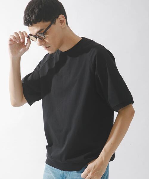URBAN RESEARCH Sonny Label(アーバンリサーチサニーレーベル)の「『接触冷感』『速乾』ハイスペラグランショートスリーブTシャツ(Tシャツ/カットソー・メンズ・オフホワイト/チャコールグレー/ブラック/グリーン系その他・MEDIUM/LARGE)」の14枚目の写真