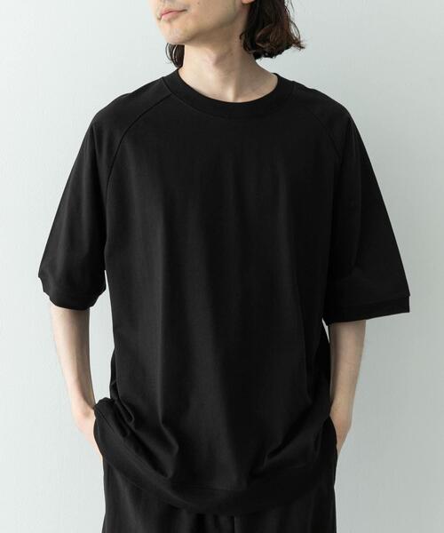 URBAN RESEARCH Sonny Label(アーバンリサーチサニーレーベル)の「『接触冷感』『速乾』ハイスペラグランショートスリーブTシャツ(Tシャツ/カットソー・メンズ・オフホワイト/チャコールグレー/ブラック/グリーン系その他・MEDIUM/LARGE)」の22枚目の写真