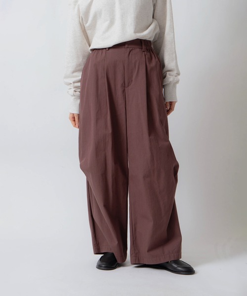 Kelen(ケレン)の「「KELEN / ケレン」サイドタックデザインワイドパンツ(その他パンツ・レディース・キャメル/ブラウン/ネイビー/ブラック・S/M)」の11枚目の写真