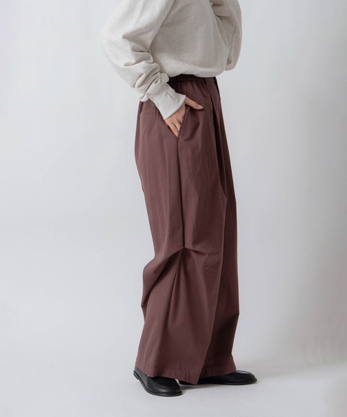 Kelen(ケレン)の「「KELEN / ケレン」サイドタックデザインワイドパンツ(その他パンツ・レディース・キャメル/ブラウン/ネイビー/ブラック・S/M)」の13枚目の写真