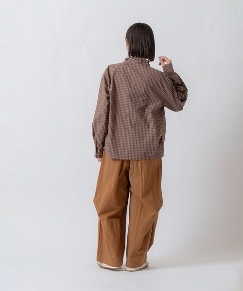 Kelen(ケレン)の「「KELEN / ケレン」サイドタックデザインワイドパンツ(その他パンツ・レディース・キャメル/ブラウン/ネイビー/ブラック・S/M)」の18枚目の写真