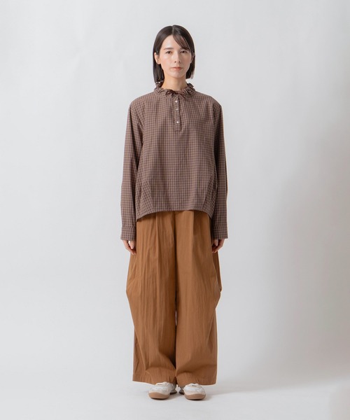 Kelen(ケレン)の「「KELEN / ケレン」サイドタックデザインワイドパンツ(その他パンツ・レディース・キャメル/ブラウン/ネイビー/ブラック・S/M)」の21枚目の写真