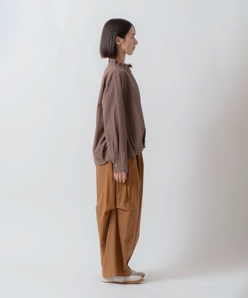 Kelen(ケレン)の「「KELEN / ケレン」サイドタックデザインワイドパンツ(その他パンツ・レディース・キャメル/ブラウン/ネイビー/ブラック・S/M)」の22枚目の写真