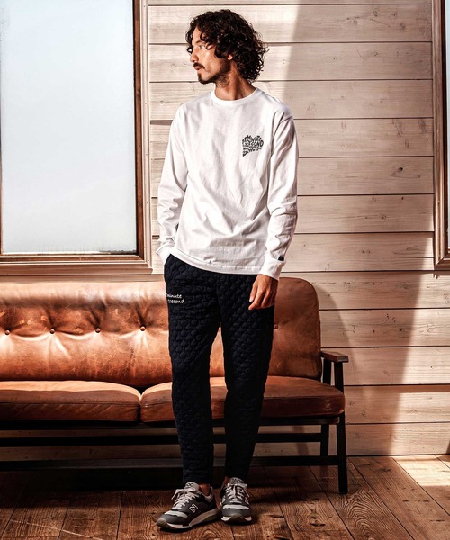 1minute 1second（ワンミニットワンセカンド）の「mlt5752-pave heart  print 6oz long sleeve cut sew ロングスリーブTシャツ(1M26A240)（Tシャツ/カットソー・メンズ・ネイビー/ブラック/ホワイト・L/XL/S/M）」の20枚目の写真