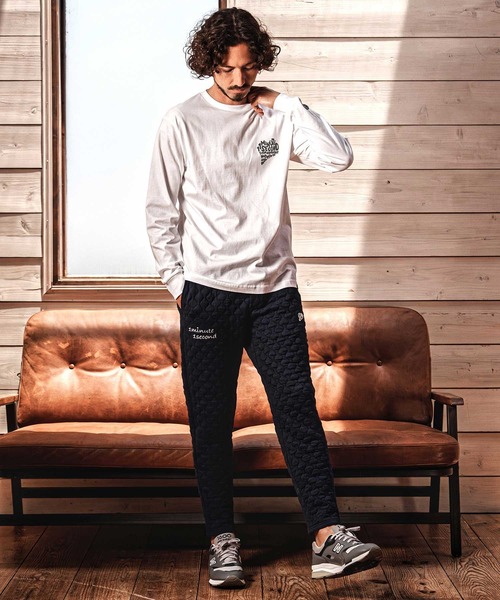 1minute 1second（ワンミニットワンセカンド）の「mlt5752-pave heart  print 6oz long sleeve cut sew ロングスリーブTシャツ(1M26A240)（Tシャツ/カットソー・メンズ・ネイビー/ブラック/ホワイト・L/XL/S/M）」の22枚目の写真