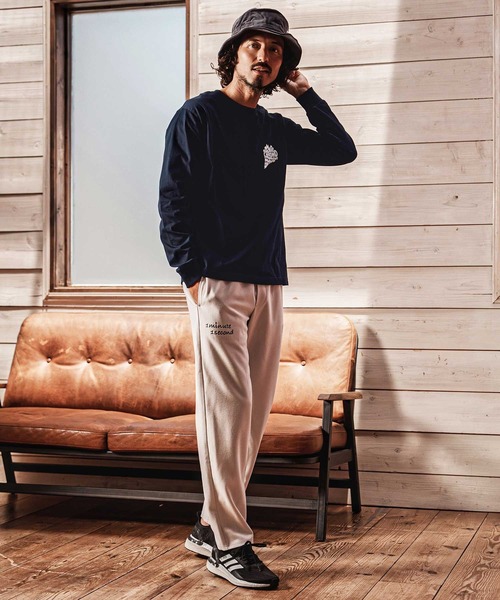 1minute 1second（ワンミニットワンセカンド）の「mlt5752-pave heart  print 6oz long sleeve cut sew ロングスリーブTシャツ(1M26A240)（Tシャツ/カットソー・メンズ・ネイビー/ブラック/ホワイト・L/XL/S/M）」の13枚目の写真