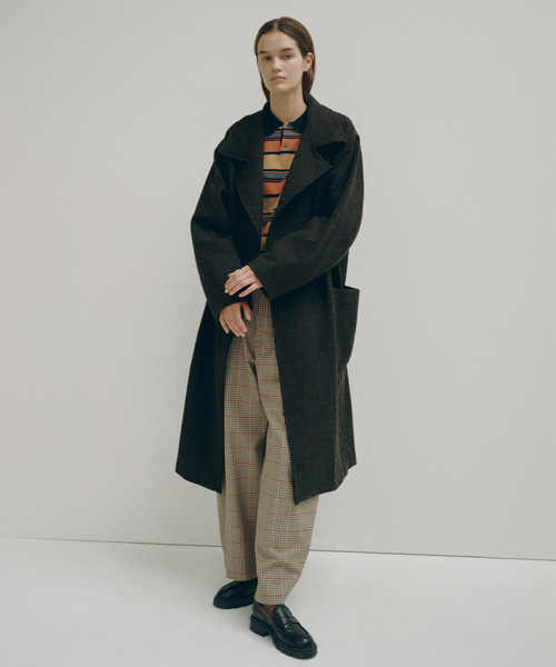 Spick & Span(スピックアンドスパン)の「《一部店舗+WEB限定》Glyph Knit poloshirts(ニット/セーター・レディース・ブラウン/キャメル・FREE)」の3枚目の写真