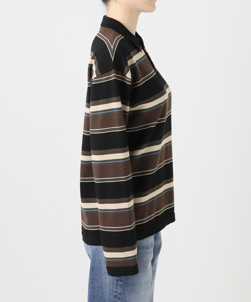 Spick & Span(スピックアンドスパン)の「《一部店舗+WEB限定》Glyph Knit poloshirts(ニット/セーター・レディース・ブラウン/キャメル・FREE)」の9枚目の写真