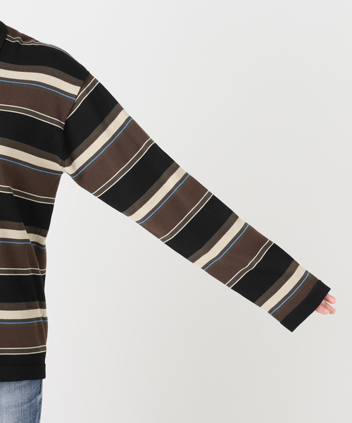 Spick & Span(スピックアンドスパン)の「《一部店舗+WEB限定》Glyph Knit poloshirts(ニット/セーター・レディース・ブラウン/キャメル・FREE)」の10枚目の写真