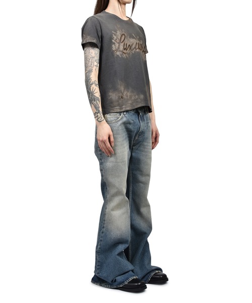 doublet（ダブレット）の「LUXUARY MUD PAINT T-SHIRT（Tシャツ/カットソー・メンズ・ブラック・LARGE）」の4枚目の写真