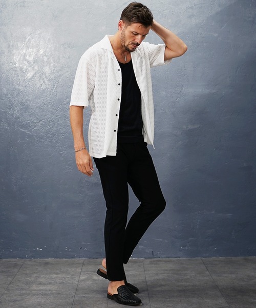 SOMEDIFF(サムディフ)の「ワンダーシェイプテーパードパンツ メンズ スキニー ストレッチ ロングパンツ チノパンツ 夏服(チノパンツ・メンズ・カーキ/ブラック・XL/L/M/S)」の19枚目の写真