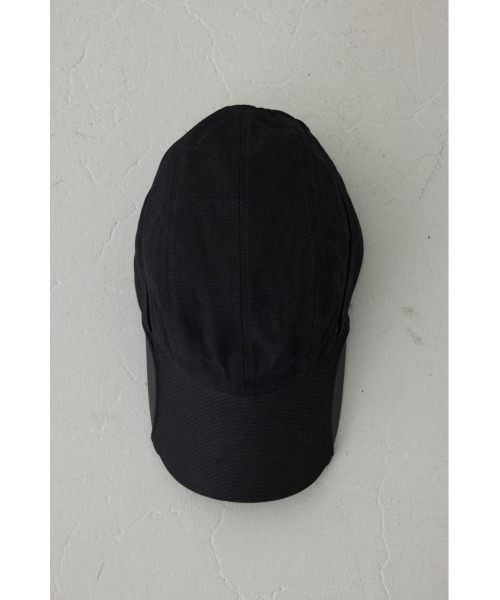 AZUL by moussy(アズールバイマウジー)の「合皮切り替えキャンバスキャップ(キャップ・メンズ・ブラウン/ブラック・FREE)」の7枚目の写真