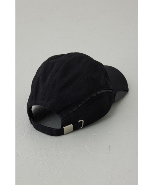 AZUL by moussy(アズールバイマウジー)の「合皮切り替えキャンバスキャップ(キャップ・メンズ・ブラウン/ブラック・FREE)」の8枚目の写真